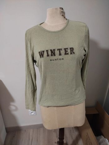 T-shirt kaki manche longue