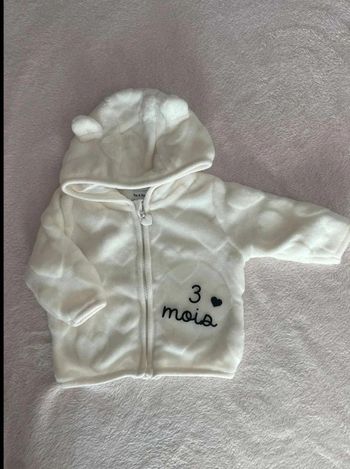 Veste douce 3 mois