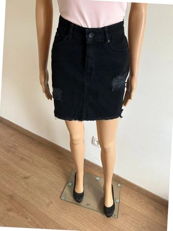 Jupe noire en jean Superdry taille W28 jamais portée