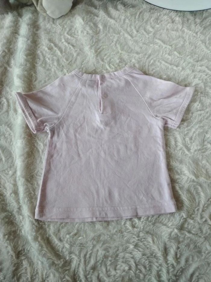 Tee shirt polo manches courtes Garçon 3 mois Avion "Destination Bisous" Tape à l'œil - photo numéro 7