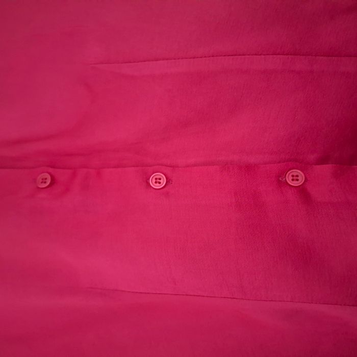 Chemise femme fuchsia effet satiné à manches longues - Taille 36 - Primark - photo numéro 4