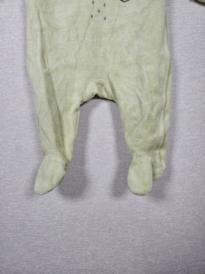 Pyjama velours panda kiabi 3 mois 56-62cm - photo numéro 5