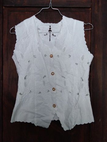 Chemisier femme sans manches T36