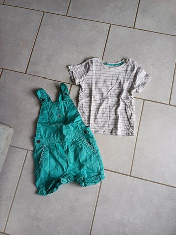 Salopette short 18 mois