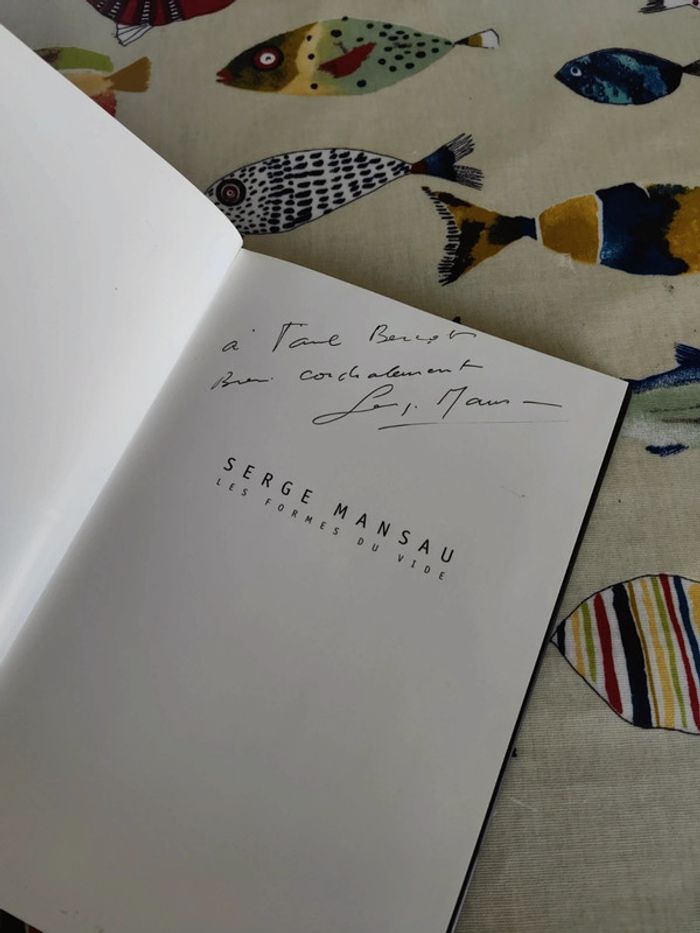 Les formes du vide dédicace Serge Mansau - photo numéro 3