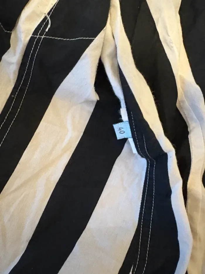 Chemise Paul Smith femme – Rayures noires et blanches – Taille 40 - photo numéro 6
