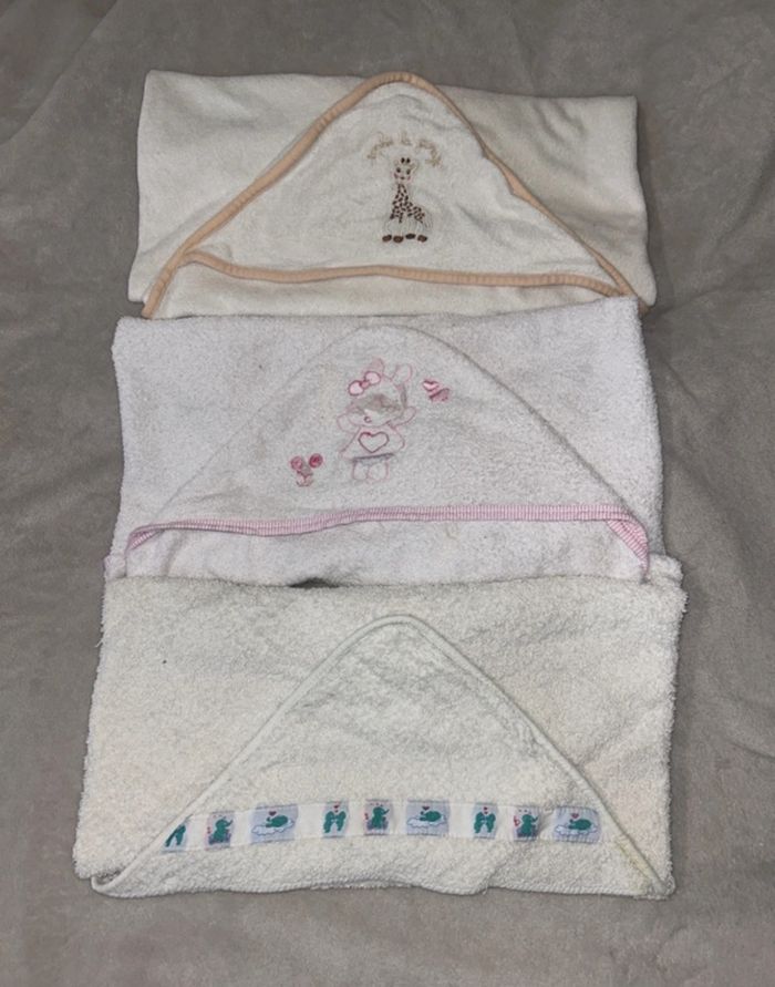 Lot 3 serviettes de bain