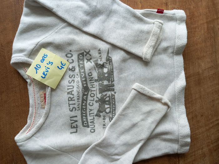 Pull sweat 10 ans fille levi's