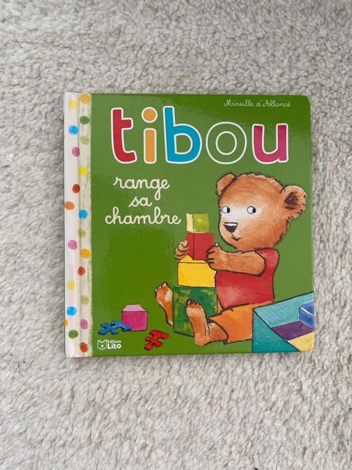 Livre tibou range sa chambre éditions lito
