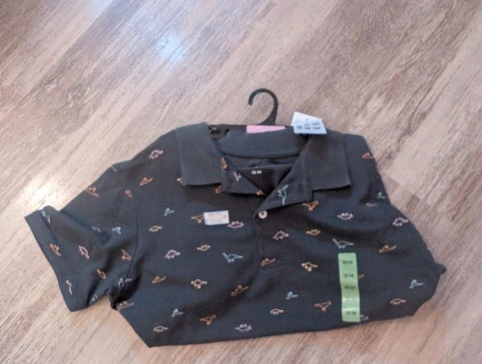 Polo dinosaure neuf 13/14 ans