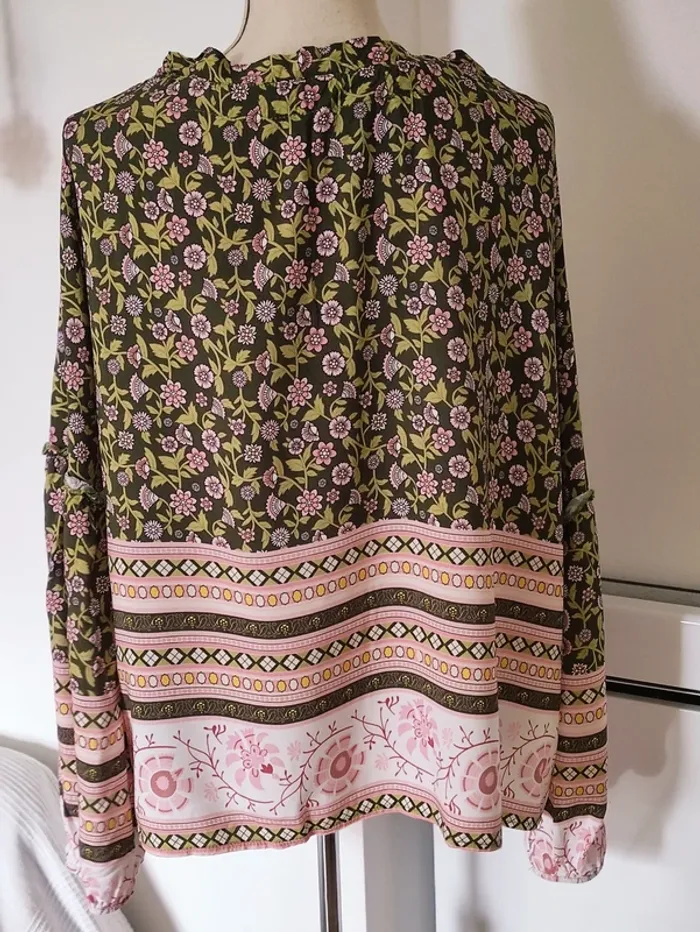 👄 blouse bohème 🌸 taille unique 36/ 44 - photo numéro 5