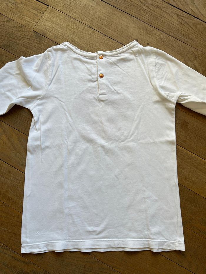 Tee-shirts blancs Jacadi 8 ans - photo numéro 5