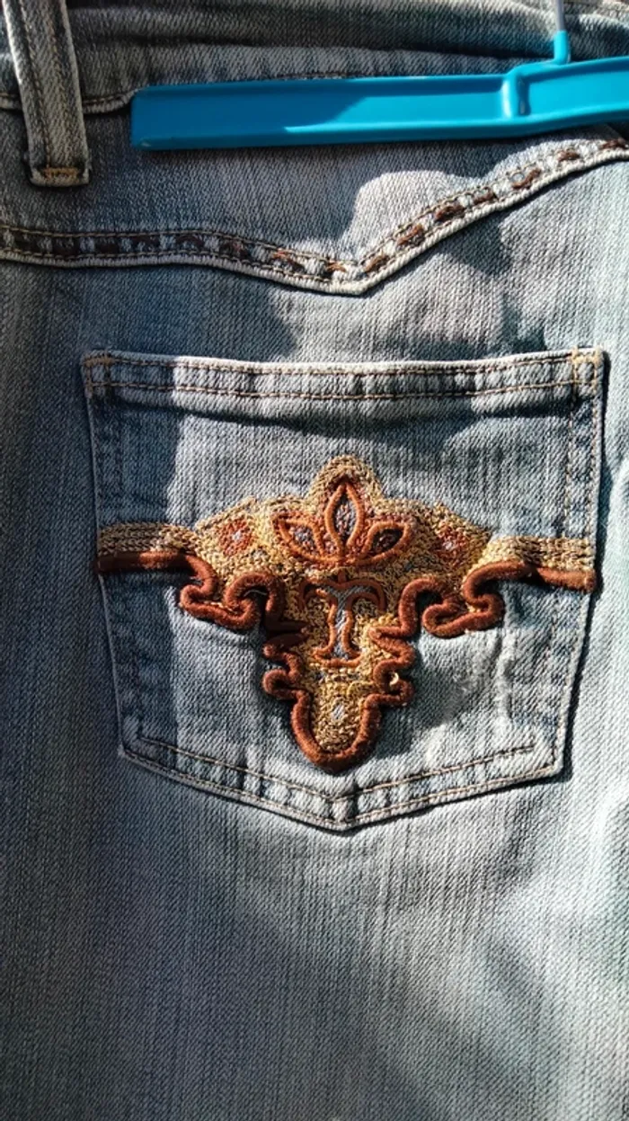 Pantalon à jambe large Taille 44 - photo numéro 9