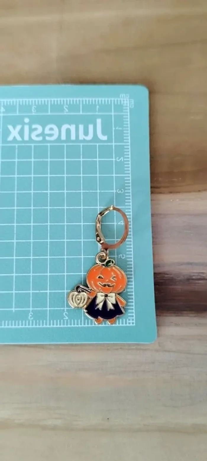 đ Boucles dâOreilles Halloween Citrouilles Mignonnes - photo numĂ©ro 3