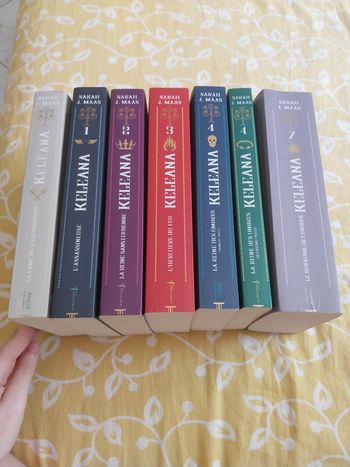 Romans Keleana tomes 0.5 à 4 + 7- Sarah J. Maas La Martinière