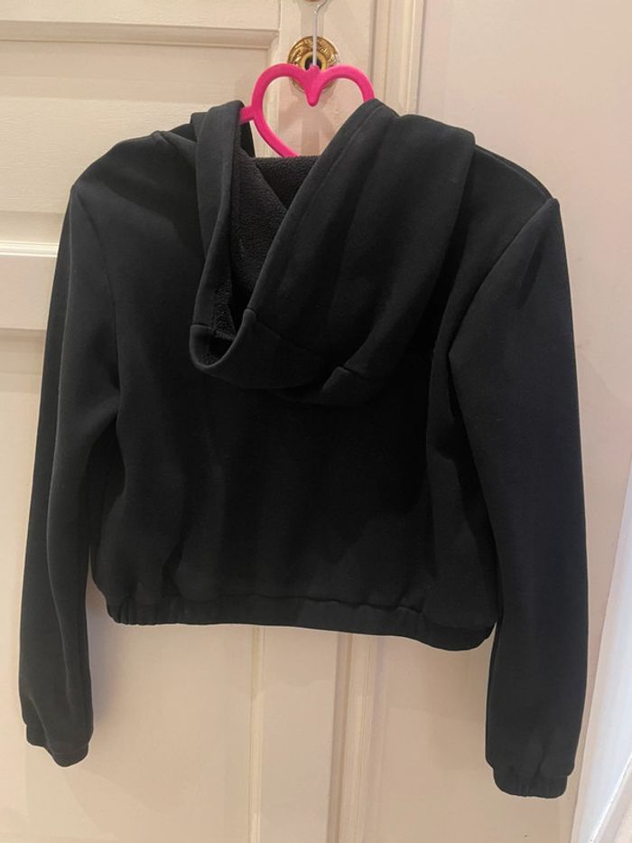 Veste à capuche noire Ikks 12 ans fille - photo numéro 4