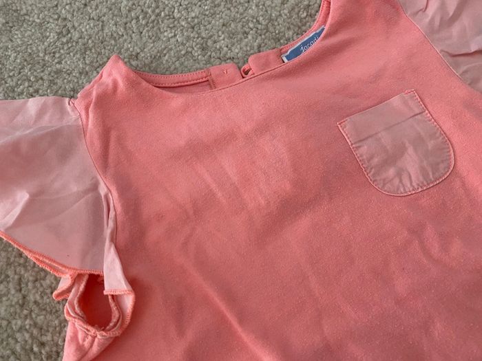 T-shirt sans manche épaules collerettes Jacadi 🌻 - photo numéro 2