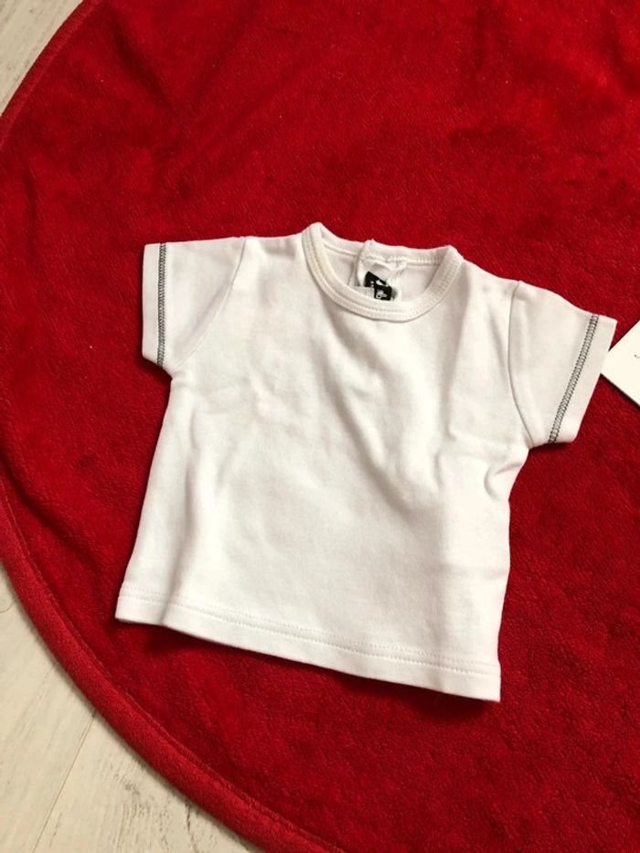 Ensemble salopette short avec t shirt - photo numéro 3