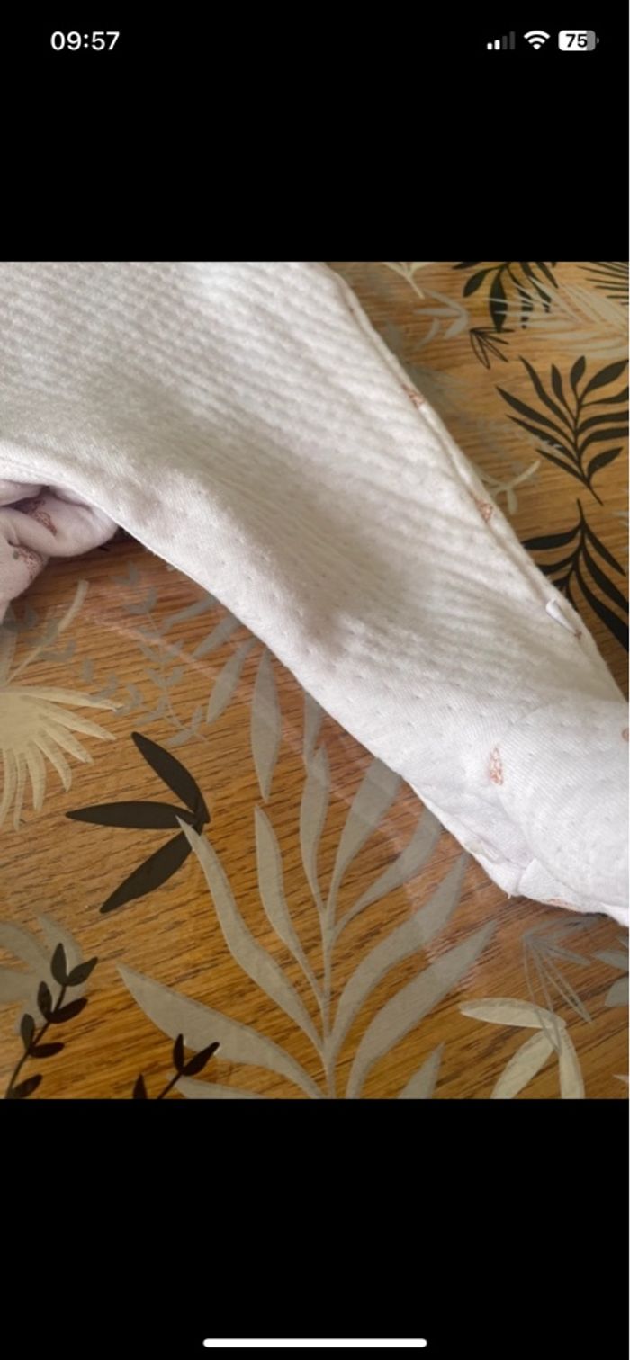 Pyjama d’hiver à pression avant blanc à motif ourson sergent major bb 3 mois - photo numéro 3