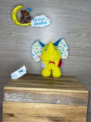 PKL15 doudou éléphant 🐘 Playskool