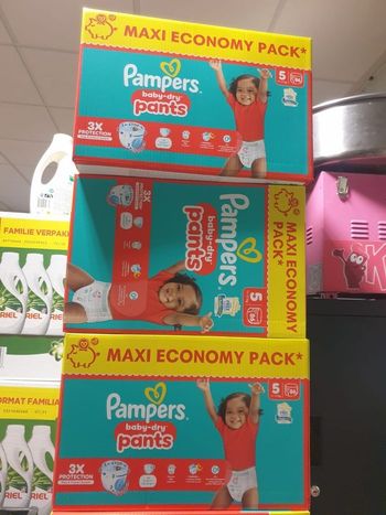 Taille 5 Pampers Baby Dry Pants - Maxi Pack Economy