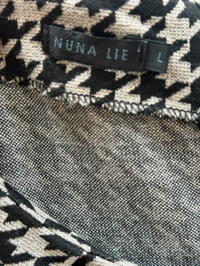 Robe sans manches Nuna Lie T. L - Motif pied-de-poule - photo numéro 6