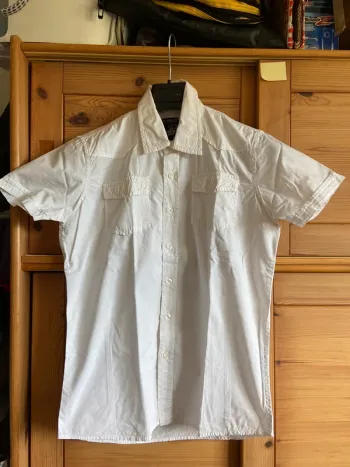 Chemise blanche unie