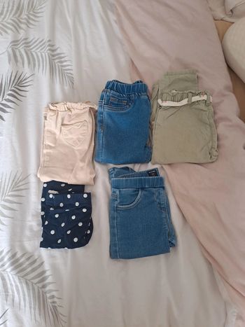 Lot pantalon bébé fille