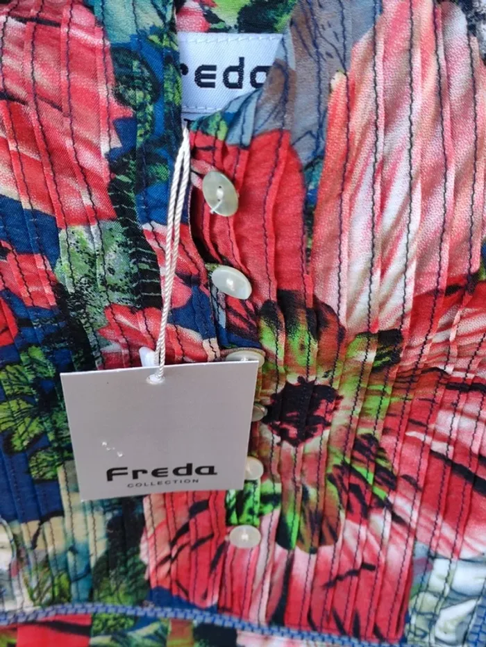 💋 robe courte ou tunique fleurie 🌺 - photo numéro 3
