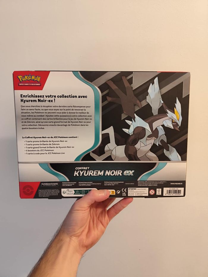 Coffret Pokémon - Kyurem Noir Ex - Scellé FR - photo numéro 4