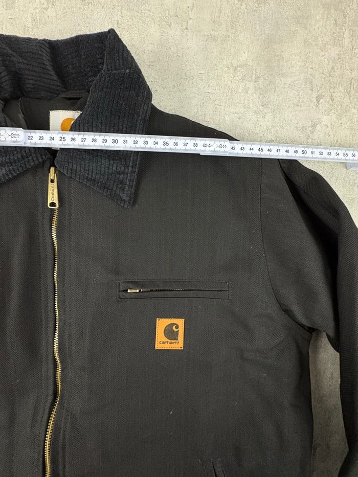Veste Carhartt Harrington style Detroit • Rework • Taille M • Noir - photo numéro 4