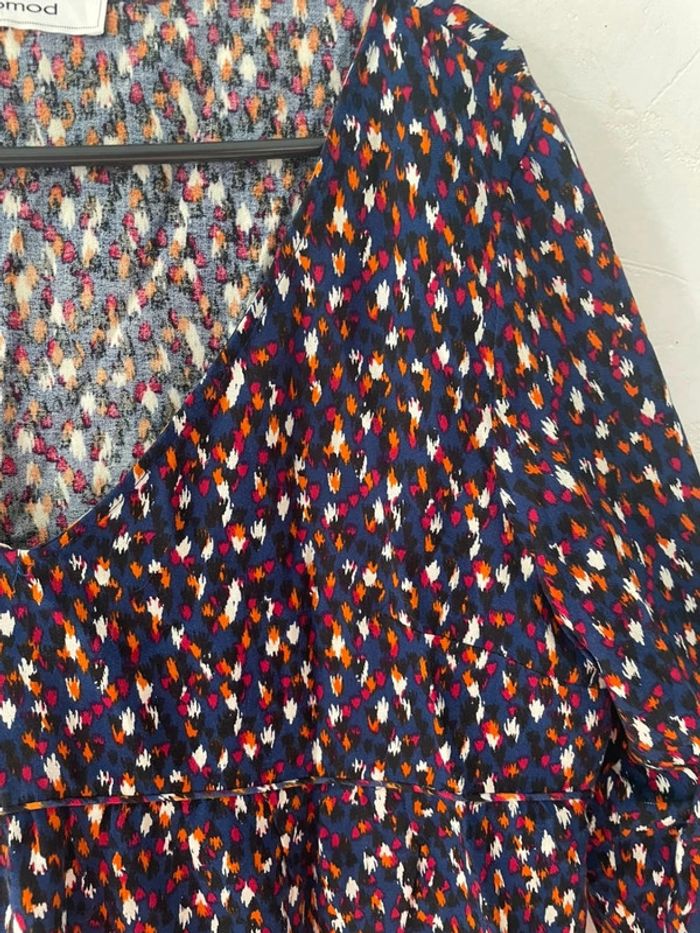 Jolie Robe/Tunique courte Promod à Motif Abstrait - Taille 36 - photo numéro 3