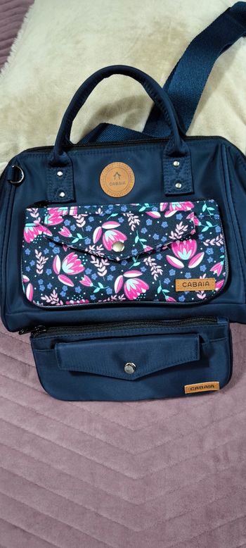 Crossbody cabaia Nara+ pochette supplémentaire