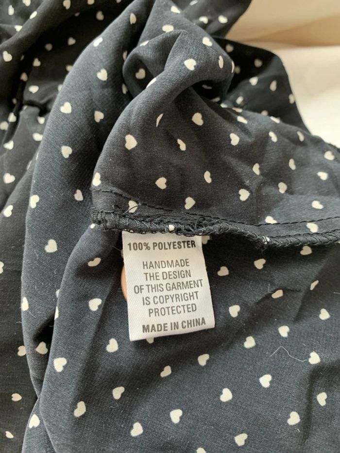 Mini robe imprimée petit coeur - photo numéro 5