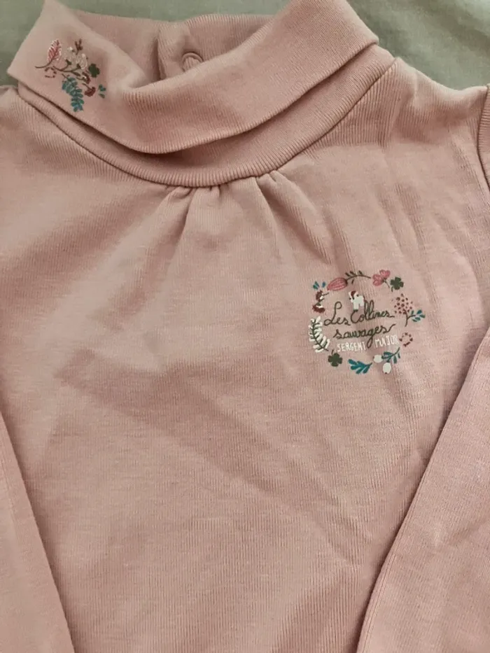 Robe automne hiver en velours rose 18mois Sergent Major - photo numéro 7