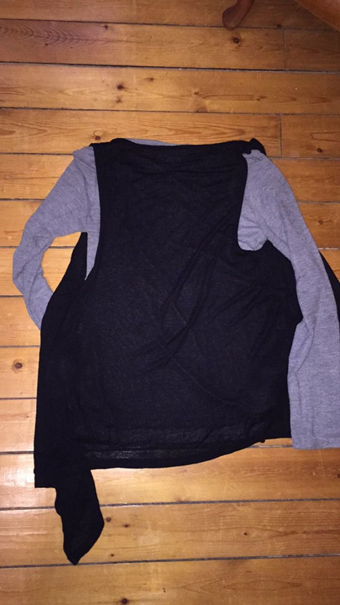 Pull gilet superposé t 38 - photo numéro 4
