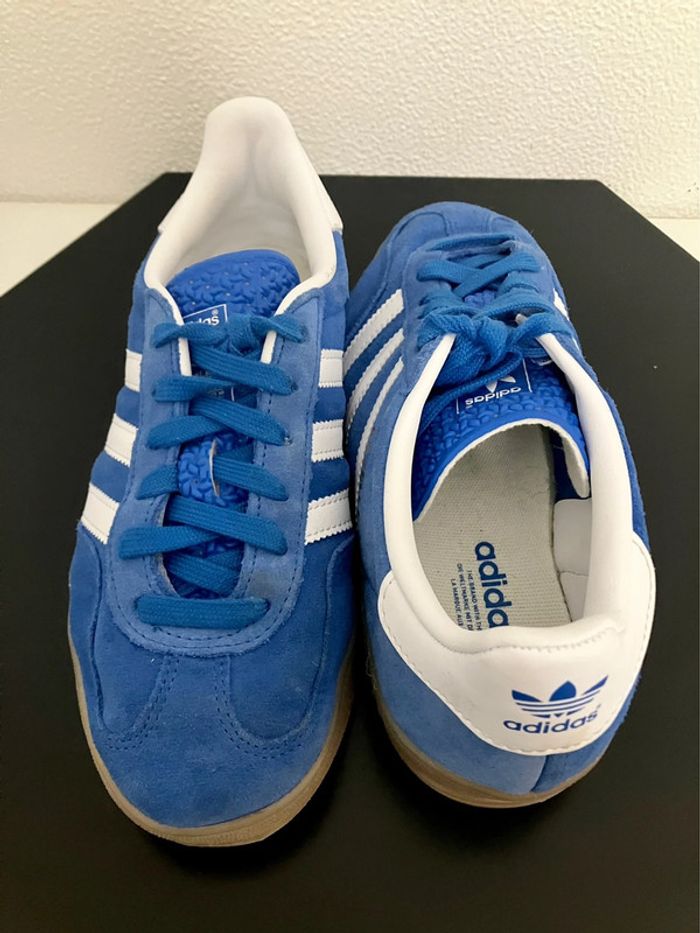 Adidas Originals Gazelle Indoor Blue Bird / White - photo numéro 3