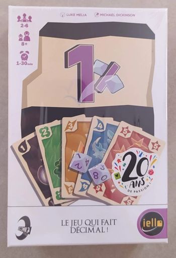 1 % - Un Jeu qui fait Décimal - Jeu de société sous emballage - Prix Ferme