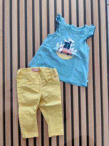 T shirt et pantalon été fille