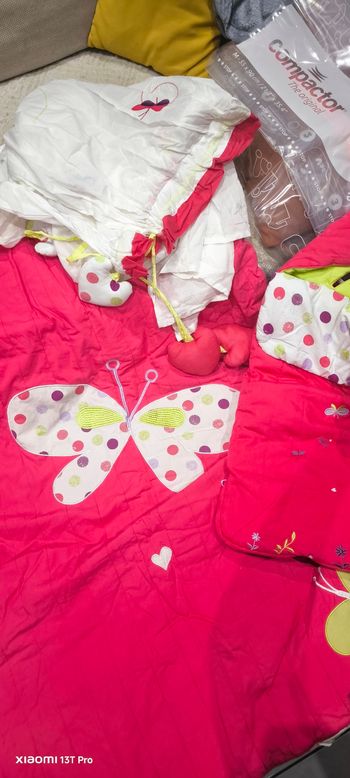Lot couette + ciel de lit