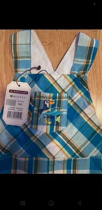 Combi-short salopette barboteuse Sergent Major