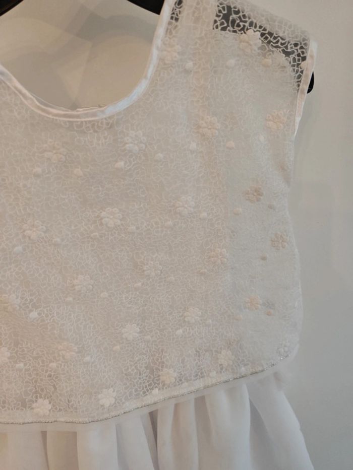 Robe blanche de cérémonie 3 ans - photo numéro 4