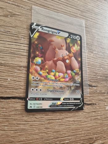 carte pokémon rongrigou V 120/159
Année 2023