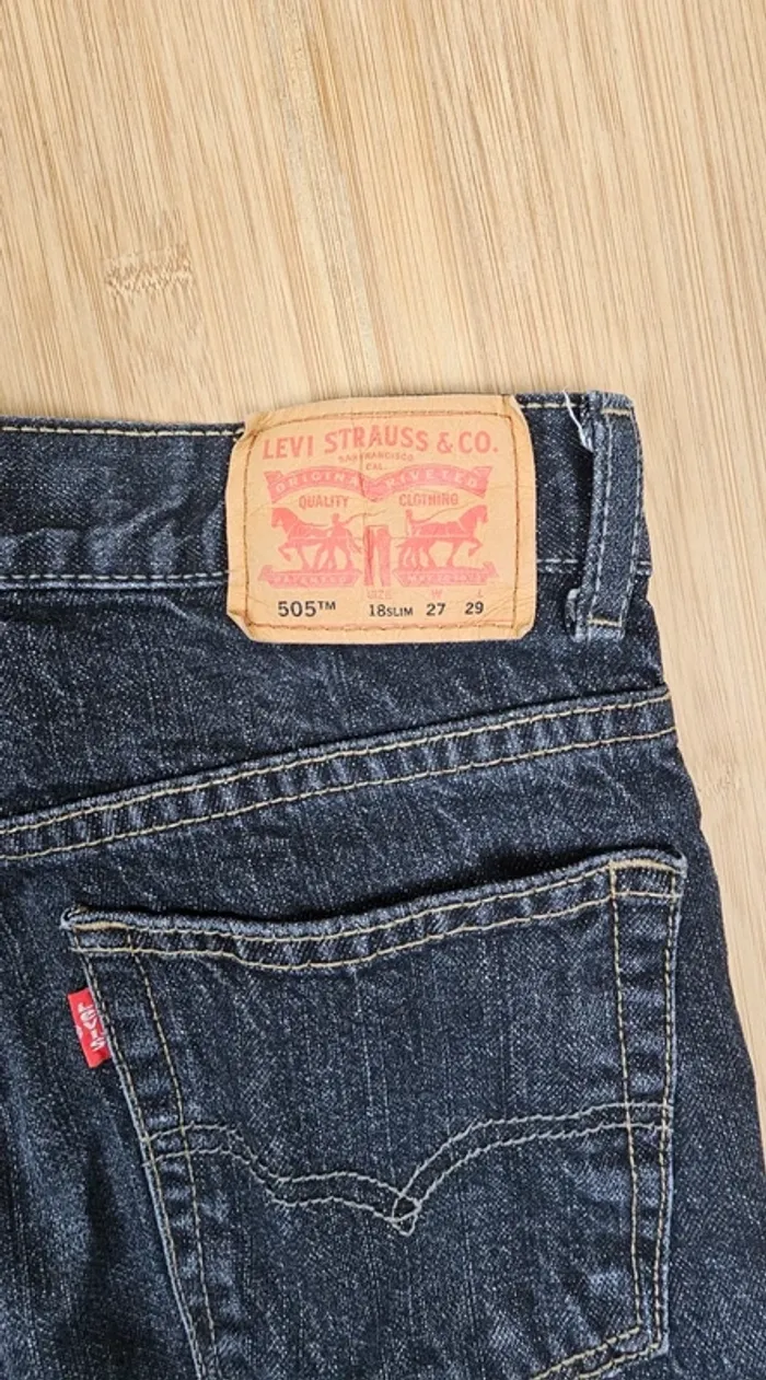 Levi's Straight 505 T:36 W27 - photo numéro 4