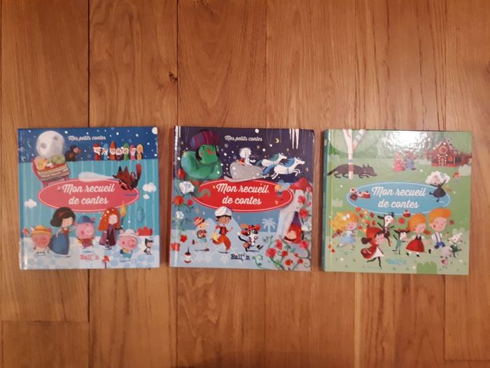 Lot de 3 livres éditions ballon"mon recueil de contes"