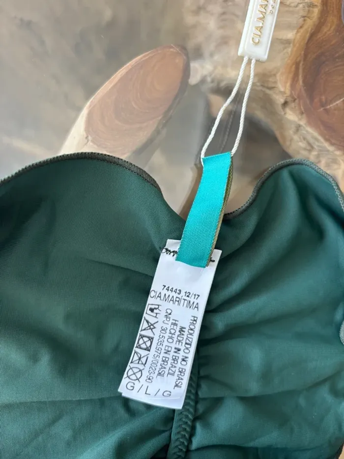 Bas de maillot de bain femme vert bijou Cia maritima - photo numéro 6