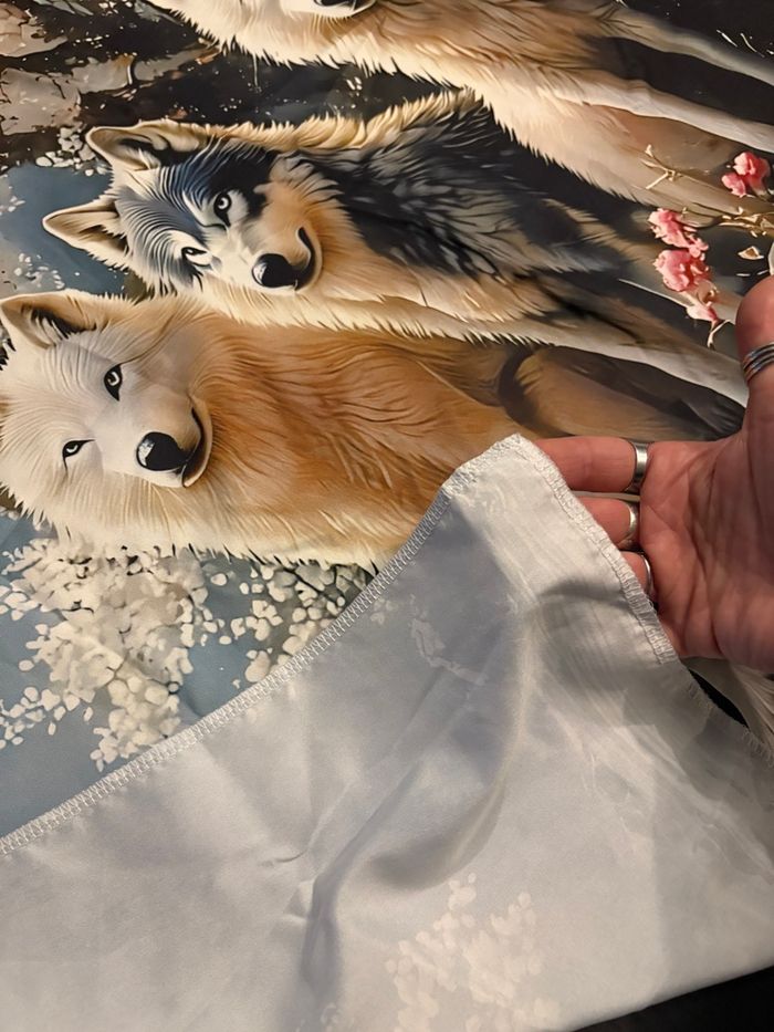 Toile murale décorative loups - photo numéro 5