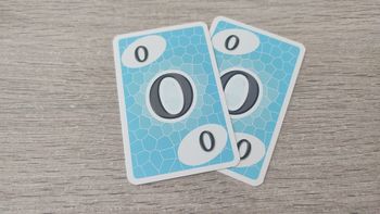 Lot x2 carte numéro 0 n°0 pièce détachée Skyjo jeu de société #E15