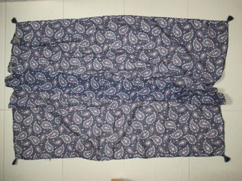Foulard femme Papa pique et Maman coud