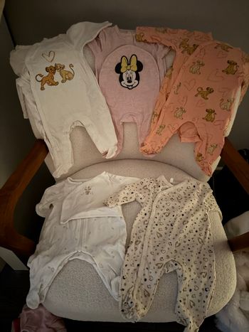 Lot pyjamas 1 mois en coton 